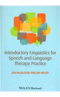 Introductory Linguistics for Speech and Language Therapy Practice