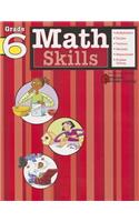 Math Skills: Grade 6 (Flash Kids Harcourt Family Learning)