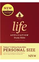 NIV Life Application Study Bible, Third Edition, Personal Size (Hardcover)