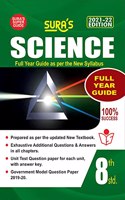 Sura's 8th STD Science Full Year Guide (ENGLISH MEDIUM) 2021-22 Edition - based on Samacheer Kalvi Textbook 2021