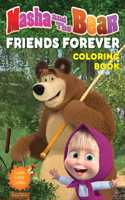 Masha And The Bear - Friends Forever: Giant Coloring Book For Kids