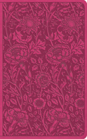 ESV Vest Pocket New Testament with Psalms and Proverbs (Trutone, Berry, Floral Design)