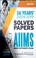 16 Years' Solved Papers AIIMS MBBS