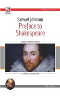 Samuel Johnson - Preface To Shakespeare : A Critical Evaluation