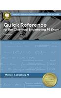 Quick Reference for the Chemical Engineering Pe Exam