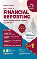 Snowwhite's Financial Reporting including Accounting Standards - July 2023 Edition in 2 Volumes - Applicable for November 2023 CA Final Exams