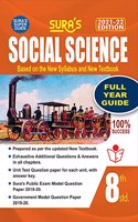 Sura's 8th STD Social Science Full Year Guide (ENGLISH MEDIUM) 2021-22 Edition - based on Samacheer Kalvi Textbook 2021