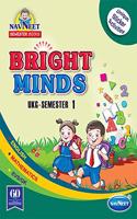 Navneet Semester Book Bright Minds-UKG Semester 1 SR.K.G.|English| Pre School Book|