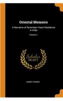 Oriental Memoirs