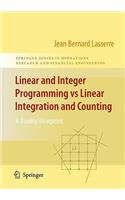 Linear and Integer Programming Vs Linear Integration and Counting