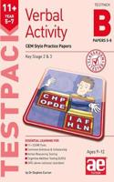 11+ Verbal Activity Year 5-7 Testpack B Papers 5-8