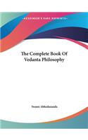 Complete Book Of Vedanta Philosophy