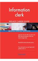 Information clerk RED-HOT Career Guide; 2512 REAL Interview Questions