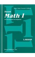 Saxon Math 1 Home Study Teachers Manual First Edition