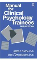 Manual For Clinical Psychology Trainees