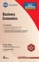 Taxmann's Business Economics (Paper 4 | Economics) â€“ Study material in simple language cover the subject matter topic-wise for easy learning | CA Foundation | June 2023 Exams