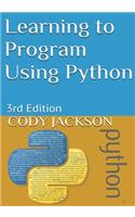 Learning to Program Using Python