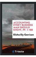 Accounting Every Business Man Should Know, Pp. 1-188