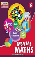 Frank EMU Books Mental Maths for Class 6 Practice Workbook with Fun Activities Based on NCERT Guidelines (Age 10 Years and Above)