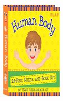 FLAP - 24 piece Puzzle + Book - Human Body