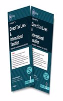 Taxmann's Direct Tax Laws & International Taxation (Set of 2 Vols.) ? The Perfect Balance between 'Detailed Studies' & 'Summarised Approach' along with Judicial Decisions, Questions, etc. | CA-Final [Paperback] CA Ravi Chhawchharia