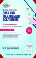 Students' Handbook on Cost and Management Accounting For CA Inter New Syllabus (For Nov 2021 and onwards examination)