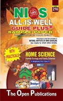 NIOS 216 Home Science - Guide & Sample Papers with Practicals