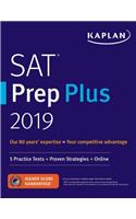 SAT Prep Plus 2019: 5 Practice Tests + Proven Strategies + Online