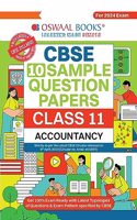 Oswaal CBSE Sample Question Papers Class 11 Accountancy Book (For 2024 Exams ) | 2023-24