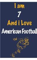 I am 7 And i Love American Football