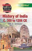 BHIC-132 HISTORY OF INDIA - C 300 TO 1206 CE