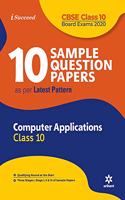 10 Sample Question Papers Computer application Class 10th CBSE 2019-2020 (Old edition)