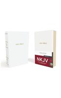 NKJV, Gift and Award Bible, Leather-Look, White, Red Letter Edition