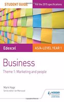 Edexcel AS/A-level Year 1 Business Student Guide: Theme 1: Marketing and people