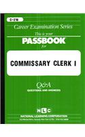 Commissary Clerk I