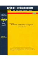 Studyguide for Probability and Statistics for Engineers by Johnson, ISBN 9780130141583