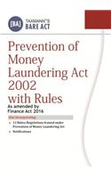 Prevention Of Money Laundering Act 2002 With Rules