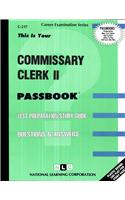 Commissary Clerk II