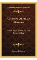 History Of Indian Literature