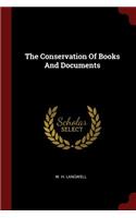 Conservation Of Books And Documents