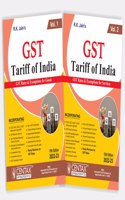 R.K. Jain's GST Tariff of India with GST Rates & Exemptions of Goods & Services (Set of 2 Vols.) - Complete Details about the Taxability & GST Rates | Amended Tariff Schedules | 1-1-2022