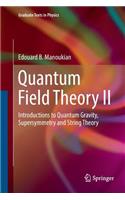 Quantum Field Theory II