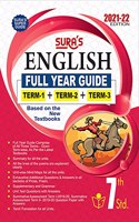 Sura's 7th STD English Full Year Guide 2021-22 Edition - based on Samacheer Kalvi Textbook 2021