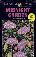 Creative Haven Midnight Garden Coloring Book