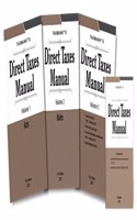 Taxmann's Direct Taxes Manual | Compilation of Annotated text of IT Act & Rule, Circulars & Notification, Landmark Ruling etc. in the Most Amended, Authentic & Updated Format | Set of 3 Vols. | 2021 [Hardcover] Taxmann