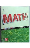 Glencoe Math 2016, Course 2 Student Edition, Volume 1