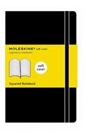 Moleskine Soft Large Squared Notebook Black