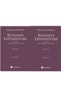 Business Expenditure - As amended by the Finance Act, 2016 (Set of 2 Volumes)