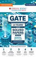 Oswaal GATE 14 Years' Yearwise Solved Papers 2010-2023 (For 2024 Exam) General Aptitude