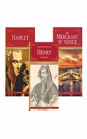 William Shakespeare - Set 1 (Set of 3 Books) - Hamlet, Henry IV Part 2, The Merchant of Venice